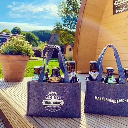 Alojamento de Turismo Selvagem Huettendorf Fraenkische Schweiz Pottenstein